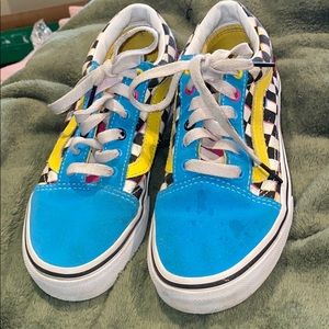 Kids Checkered Board Vans